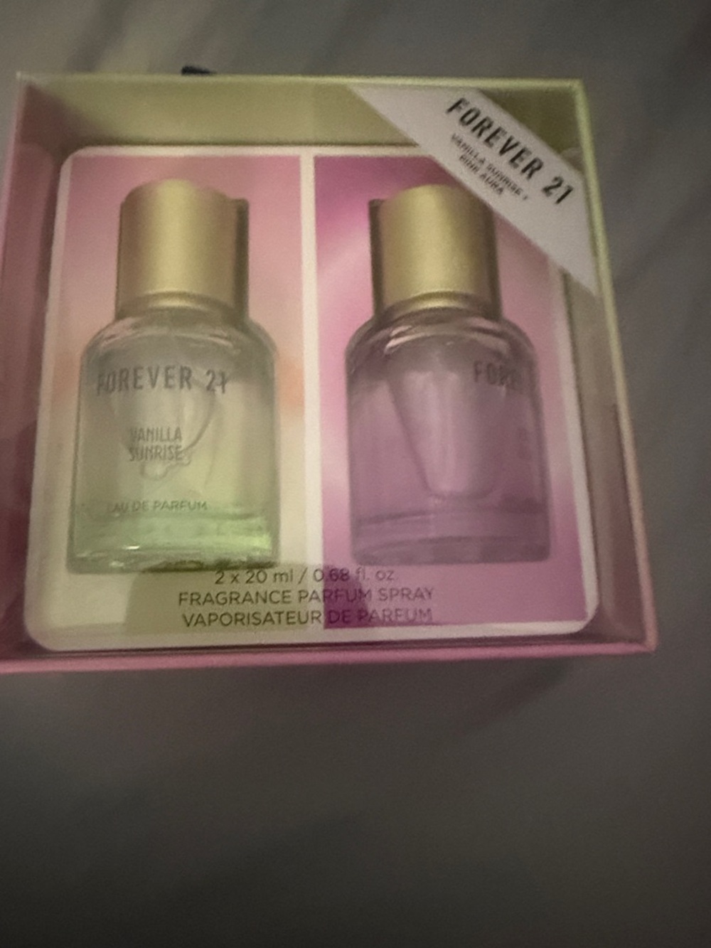 Forever 21 Green & Pink Mini Perfume Duo